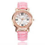 2025 Luxury Women Watch Fashion Leisure Set Elegant Fashion Ladies Leather Quartz Wristwatch