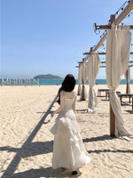 2025 Summer New High-end Sense Niche Light Luxury Sling dress Long Adult Ceremony Slim-fit Birthday Dress