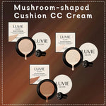 LUVIE GLOW Mushroom Head Air Cushion BB Cream Foundation Cream Face Concealer Moisturizing Waterproof Magic Foundation Makeup