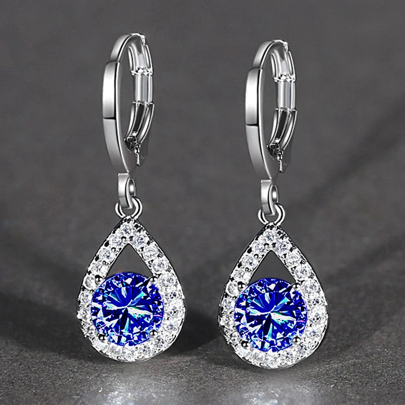 New Waterdrop Shaped Drop Earrings for Women Simple and Elegant Lady's Ear Accessories Daily Wear Fashion Versatile Jewelry