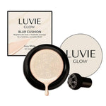 LUVIE GLOW Mushroom Head Air Cushion BB Cream Foundation Cream Face Concealer Moisturizing Waterproof Magic Foundation Makeup