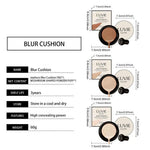 LUVIE GLOW Mushroom Head Air Cushion BB Cream Foundation Cream Face Concealer Moisturizing Waterproof Magic Foundation Makeup