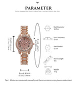 Women's Luxury Crystal Exquisite Wristwatch Quartz Relogio Feminino Casual Ladies Watches Clock Montre Femme Mujer Female Saati