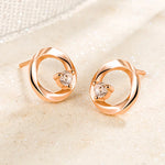 Drop Earrings Women Engagement Party Exquisite Ear Accessories Fashion Jewelry Temperament Sweet Pink Pear Cubic Zirconia