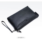 Luxury Brand Men's Wallet Men Long Purse Wallet Male Clutch Bag PU Leather Zipper Wallet Men Business Envelope Wallet Coin Purse