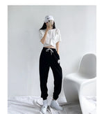 European American Style Sports Pants for Women Trendy High Waist Casual Woman Trousers Spring Summer New Fashion Y2K Pants