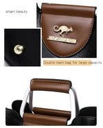 Vintage Luxe Leather Tote | Elegant Women's Shoulder & Crossbody Handbag