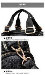 Luxury Designer Purse and Handbag Fashion High Quality Women's Shoulder Bag Large Capacity Soft Leather Locomotive Crossbody Bag