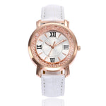 2025 Luxury Women Watch Fashion Leisure Set Elegant Fashion Ladies Leather Quartz Wristwatch