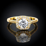 Fashion Rings For Women Wedding Engagement Jewelry Accessory Cubic Zircon Stone Promise Finger Ring Anillos Femme