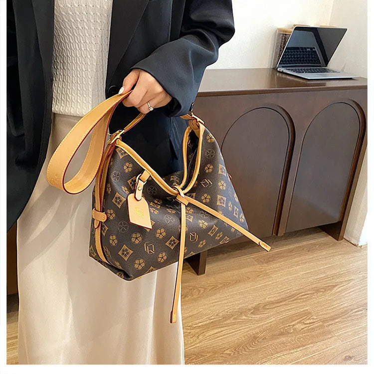 Luxury Brand Women's Shoulder Bag Premium Leather Ladies Crossbody Shoulder Handbags Elegent Ladies Totes Purses