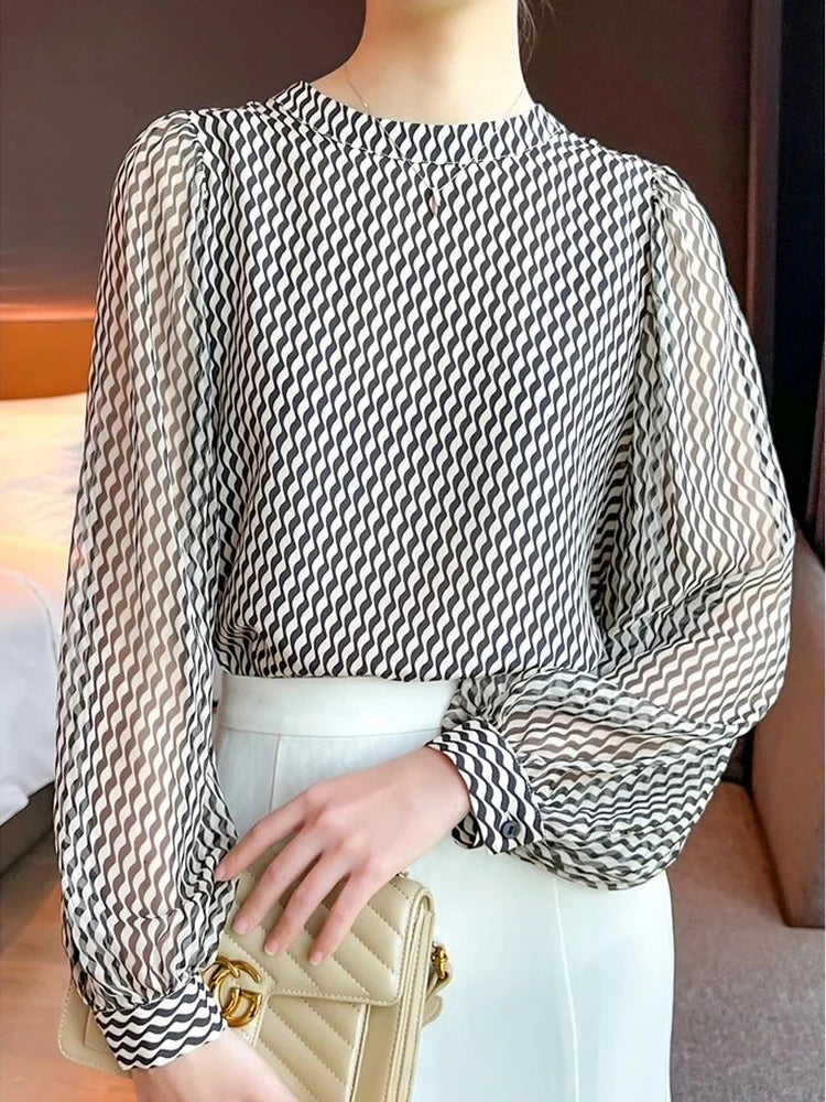 Spring Summer Stylish chiffon shirts Women Blouses for a Chic Look Fashion ladies tops blusa mujer