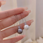 Women Pearl Pendant Necklace Minimalist Niche High-end Clavicle Chain Luxury Fashion Jewelry Accessories