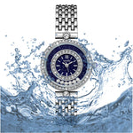 Women Bracelet Watches Silver Top Brand Luxury Ladies Wrist Watches Female Clock Full Steel Quartz Watches Elegant Fashion