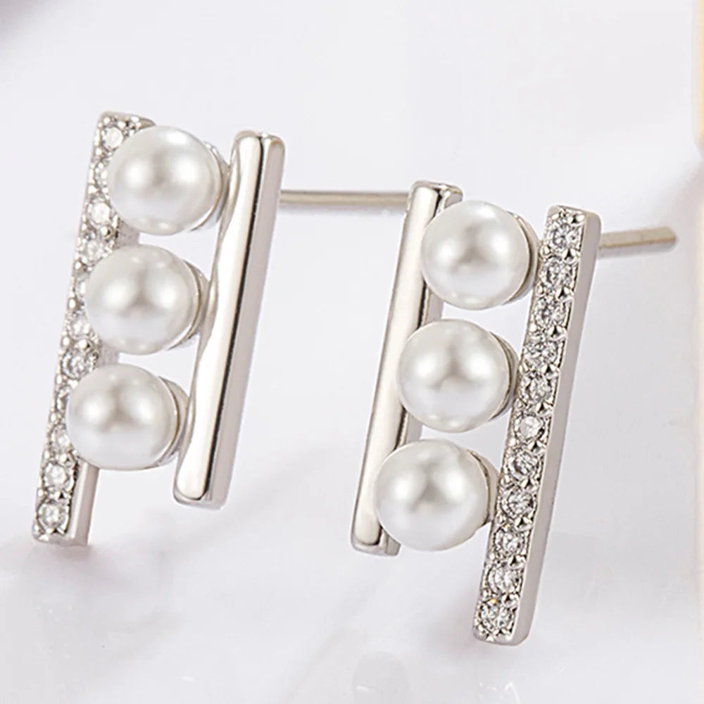 Drop Earrings Women Engagement Party Exquisite Ear Accessories Fashion Jewelry Temperament Sweet Pink Pear Cubic Zirconia