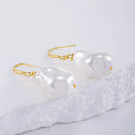 Antique Baroque Pearl Earrings Light Luxury High-end Retro All-match Fashion Elegant Ear Jewelry Cross-border New Arrival