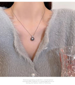 Women Pearl Pendant Necklace Minimalist Niche High-end Clavicle Chain Luxury Fashion Jewelry Accessories