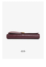 Luxury Design Top-Handle Bag for Women Evening Handbag Long Purse PU Snakeskin Pattern Crossbody Shoulder Bags Fashion Outfits