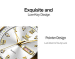 OLEVS Luxury Brand Watch for Women Fashion Quartz Women's Watches Waterproof Stainless Steel Elegant Ladies Wristwatch Original