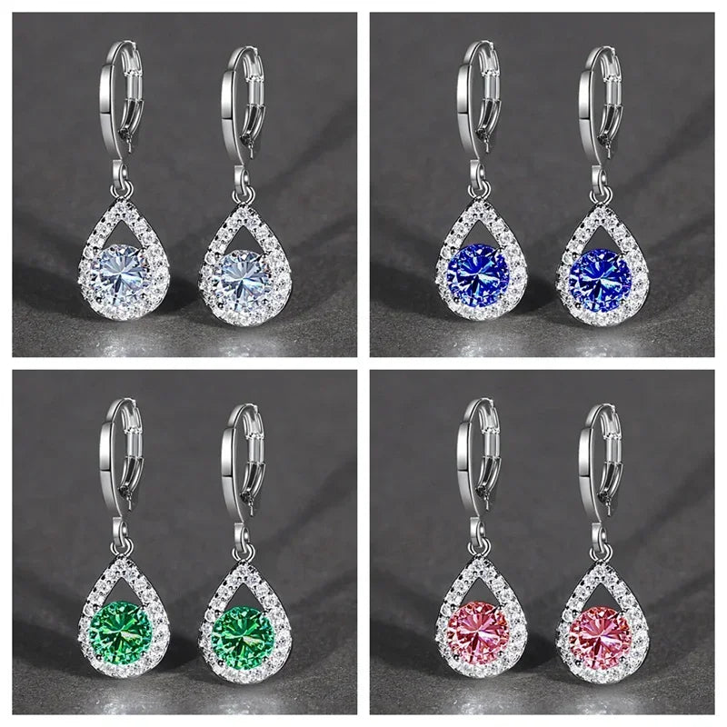 New Waterdrop Shaped Drop Earrings for Women Simple and Elegant Lady's Ear Accessories Daily Wear Fashion Versatile Jewelry