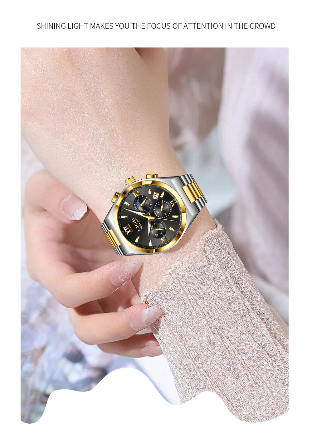 LIGE Top Brand Luxury Watch Women Simple Ladies Analog Quartz Wrist Watches Fashion Casual Waterproof Female Clock Montre Femme