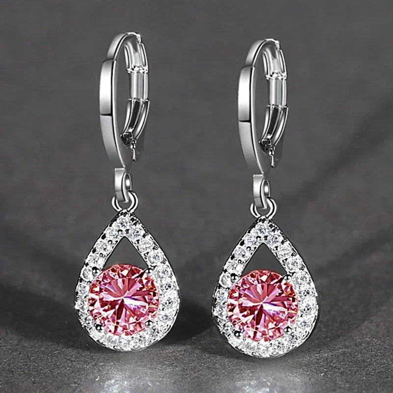 New Waterdrop Shaped Drop Earrings for Women Simple and Elegant Lady's Ear Accessories Daily Wear Fashion Versatile Jewelry