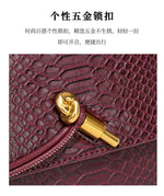 Luxury Design Top-Handle Bag for Women Evening Handbag Long Purse PU Snakeskin Pattern Crossbody Shoulder Bags Fashion Outfits
