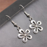 Women Drop Earrings Fashion Handmade Simple Design Cute Small Sunflower Flower Rose Chrysanthemum Daisy Pendant Earrings