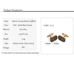 High-end men's shirts Cufflinks collection accessories classic Man Fashion Design carving Cufflink for Mens Cuff Links gemelos