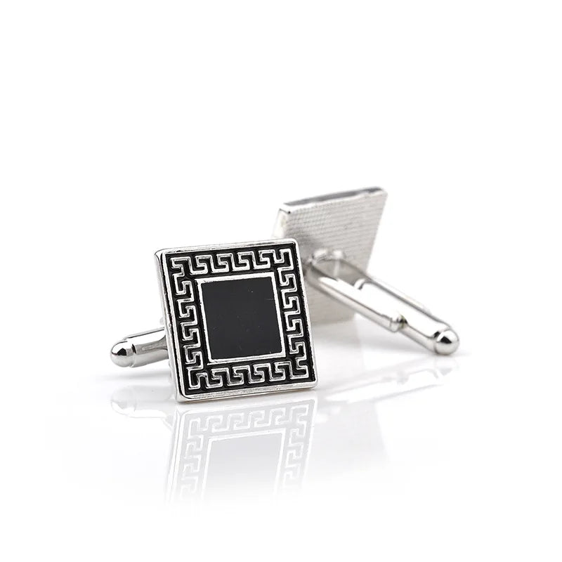 High-end men's shirts Cufflinks collection accessories classic Man Fashion Design carving Cufflink for Mens Cuff Links gemelos