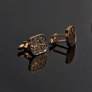 High-end men's shirts Cufflinks collection accessories classic Man Fashion Design carving Cufflink for Mens Cuff Links gemelos