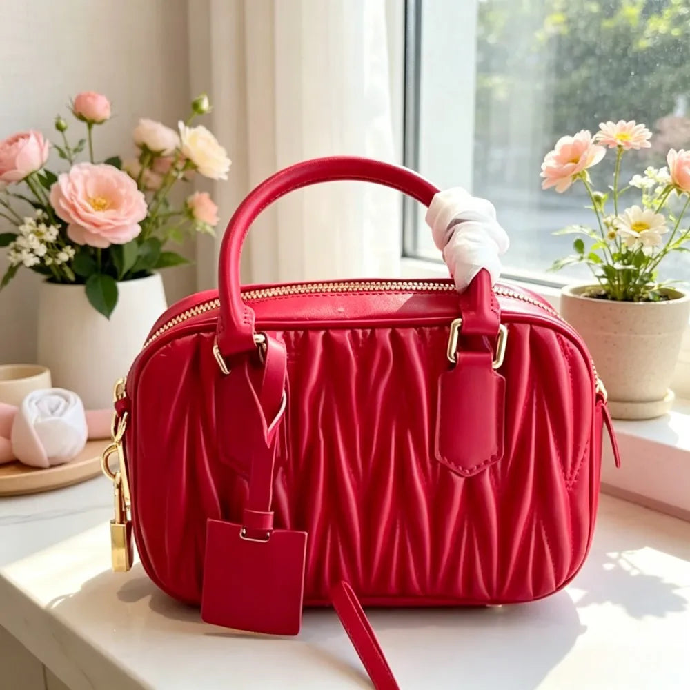 Luxury Designer Handbag for Women, Premium Elegant Top Handle Crossbody Single Shoulder Versatile City Daily Commute Purse