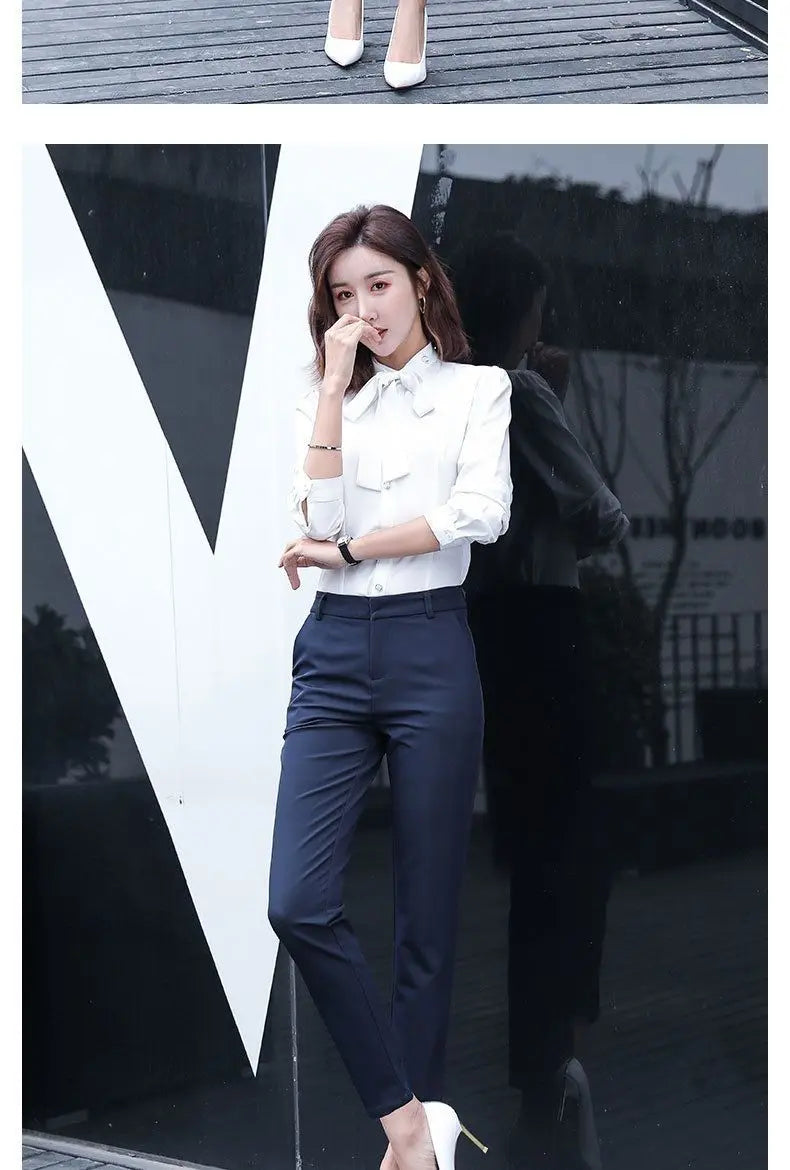 New Style Suit Pants for Women Spring and Summer Thin High Waist Slim Casual Women's Pants Professional Straight Pants