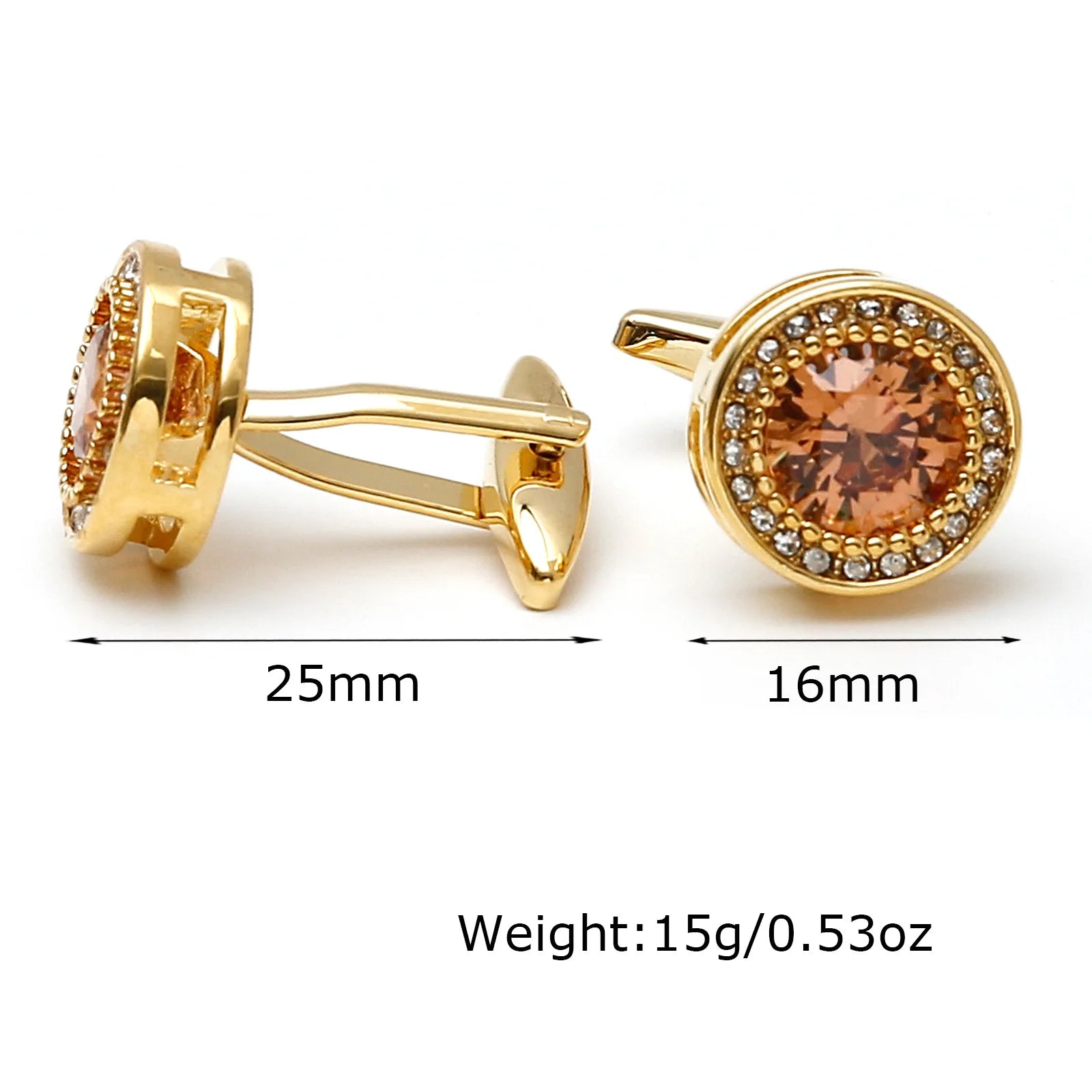 French Cufflinks Fashion Men's Women's New Wedding Accessories Round Natural Shell Shirt Cuff Links Button for Men Wedding Gifts