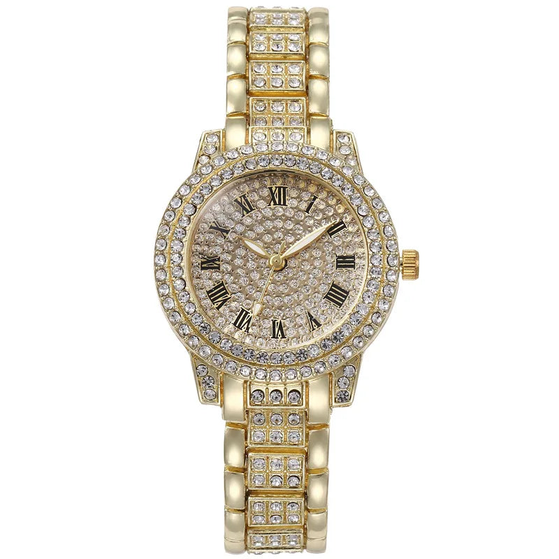 Women's Luxury Crystal Exquisite Wristwatch Quartz Relogio Feminino Casual Ladies Watches Clock Montre Femme Mujer Female Saati