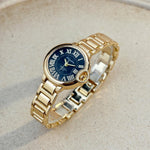 Elegant Ladies Wristwatch High-End Classic Aesthetic Alloy Steel Band Luxury Watch Stylish Timepiece for Women
