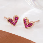 Drop Earrings Women Engagement Party Exquisite Ear Accessories Fashion Jewelry Temperament Sweet Pink Pear Cubic Zirconia