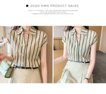 Fashion striped women blouses New Spring Summer ladies shirts sleeveless bottoming shirts Tops blusa mujer