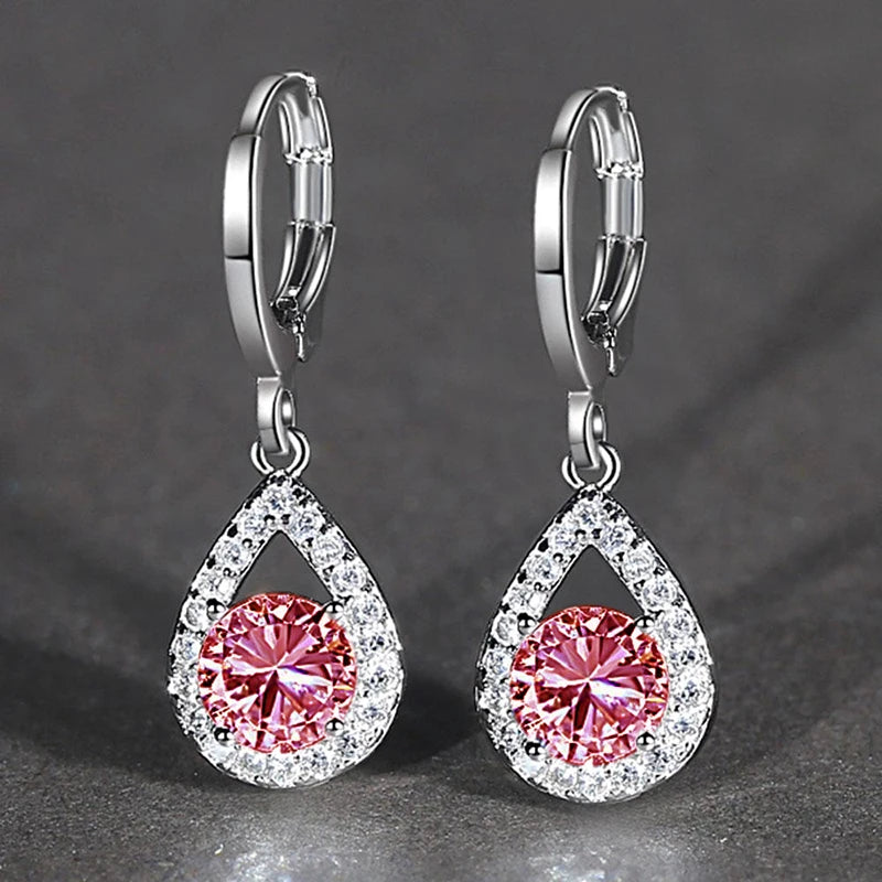 New Waterdrop Shaped Drop Earrings for Women Simple and Elegant Lady's Ear Accessories Daily Wear Fashion Versatile Jewelry