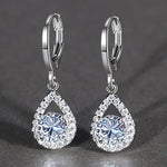 New Waterdrop Shaped Drop Earrings for Women Simple and Elegant Lady's Ear Accessories Daily Wear Fashion Versatile Jewelry
