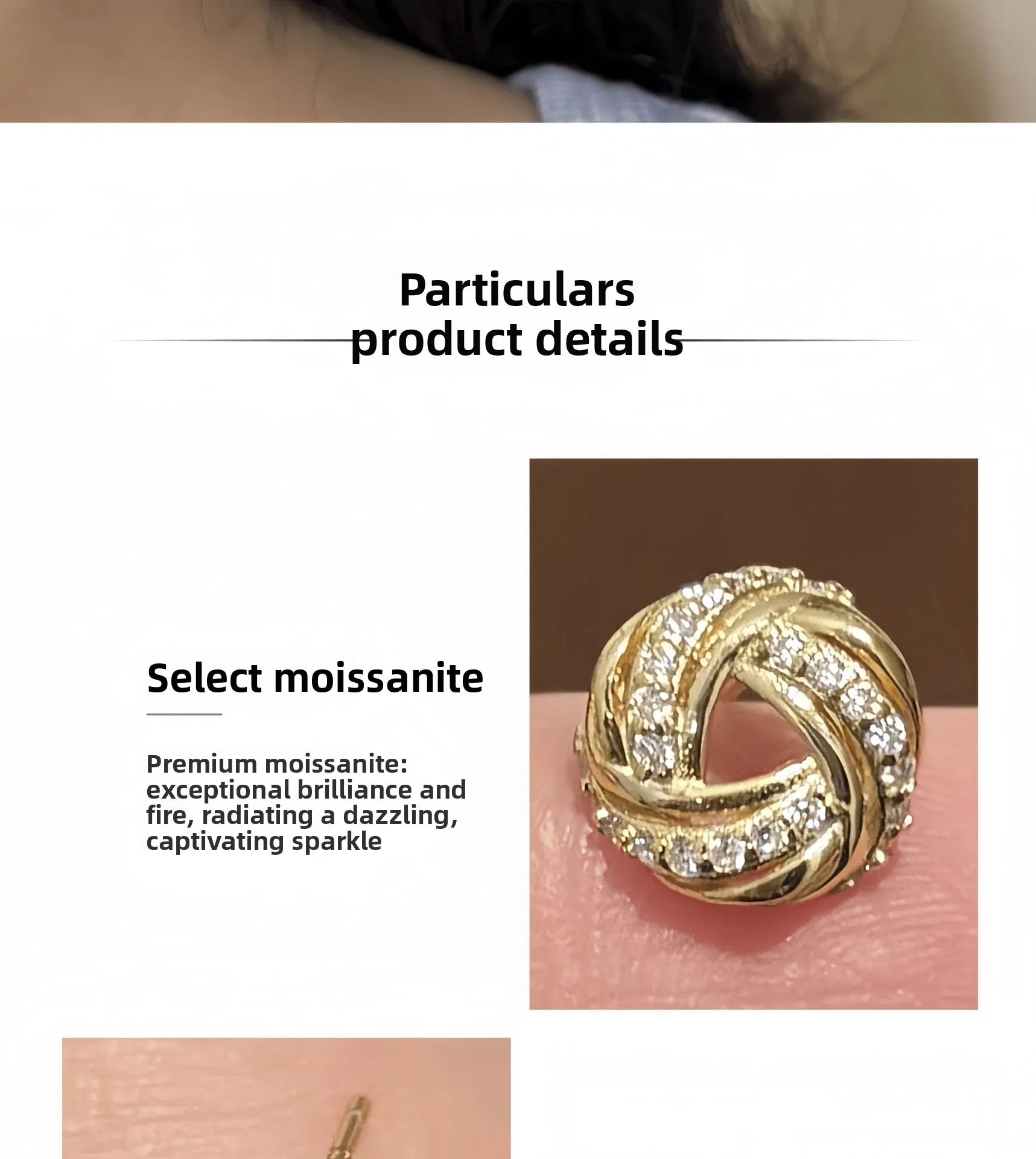 Diamond-studded Entwined Triangular Stud Earrings Exquisite Sweet Earrings for Women Affordable Luxury Gifts Commuting Jewelry