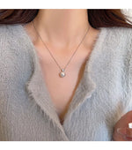 Women Pearl Pendant Necklace Minimalist Niche High-end Clavicle Chain Luxury Fashion Jewelry Accessories