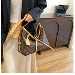Luxury Brand Women's Shoulder Bag Premium Leather Ladies Crossbody Shoulder Handbags Elegent Ladies Totes Purses