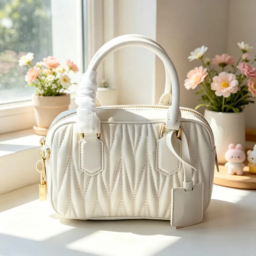 Luxury Designer Handbag for Women, Premium Elegant Top Handle Crossbody Single Shoulder Versatile City Daily Commute Purse