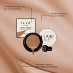 LUVIE GLOW Mushroom Head Air Cushion BB Cream Foundation Cream Face Concealer Moisturizing Waterproof Magic Foundation Makeup