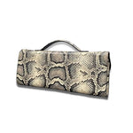 Luxury Design Top-Handle Bag for Women Evening Handbag Long Purse PU Snakeskin Pattern Crossbody Shoulder Bags Fashion Outfits