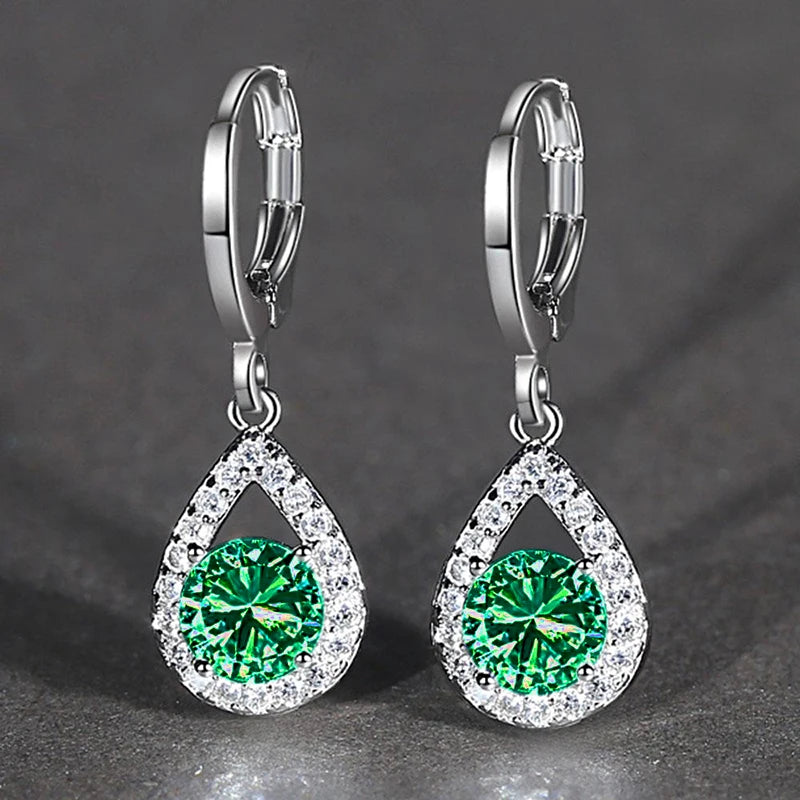 New Waterdrop Shaped Drop Earrings for Women Simple and Elegant Lady's Ear Accessories Daily Wear Fashion Versatile Jewelry