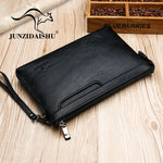 Luxury Brand Men's Wallet Men Long Purse Wallet Male Clutch Bag PU Leather Zipper Wallet Men Business Envelope Wallet Coin Purse