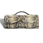 Luxury Design Top-Handle Bag for Women Evening Handbag Long Purse PU Snakeskin Pattern Crossbody Shoulder Bags Fashion Outfits