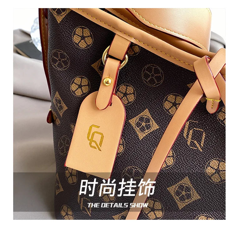 Luxury Brand Women's Shoulder Bag Premium Leather Ladies Crossbody Shoulder Handbags Elegent Ladies Totes Purses